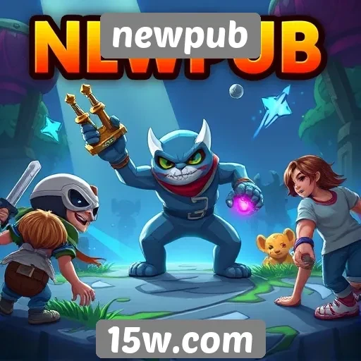 Novos jogos em destaque no site newpub